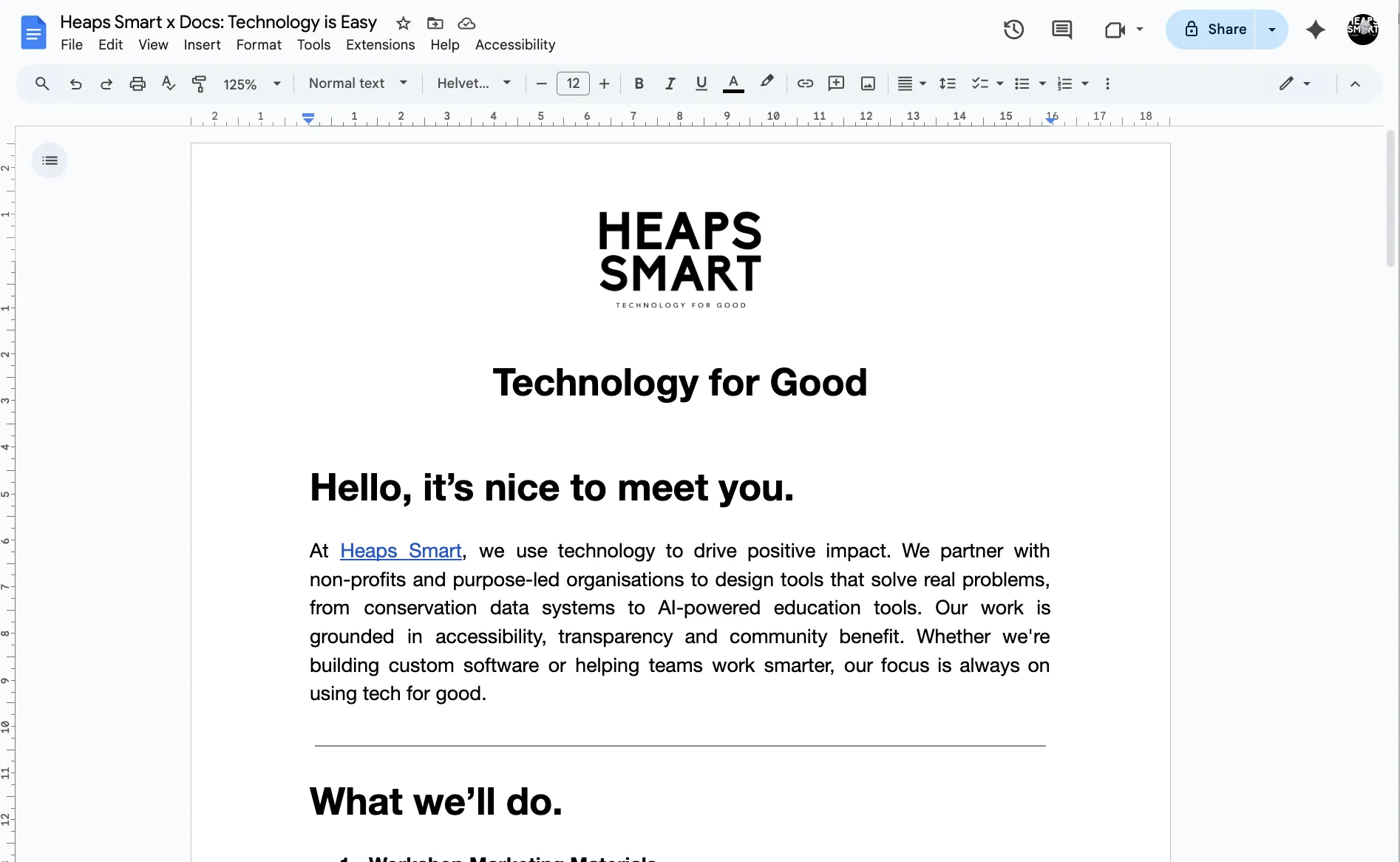 Google Docs interface screenshot 1