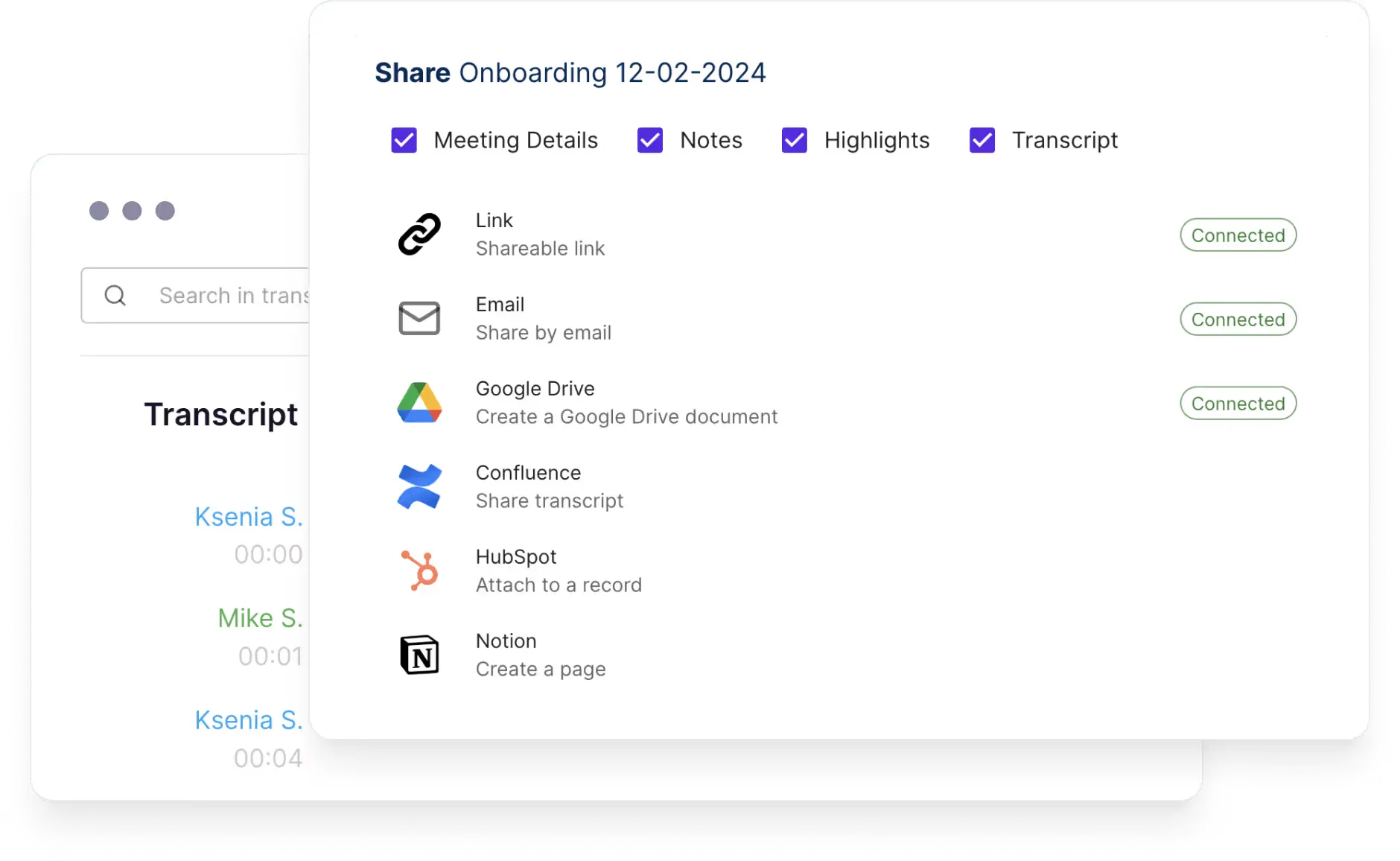 Tactiq interface screenshot 1