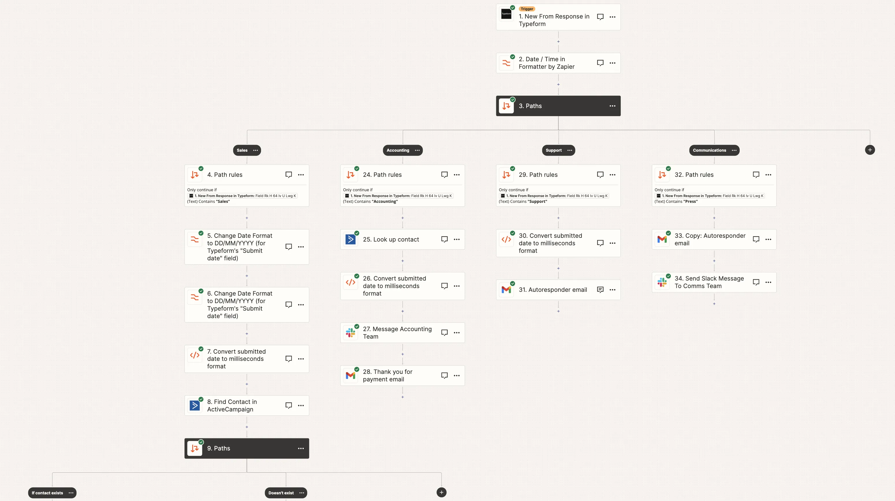 Zapier interface screenshot 3
