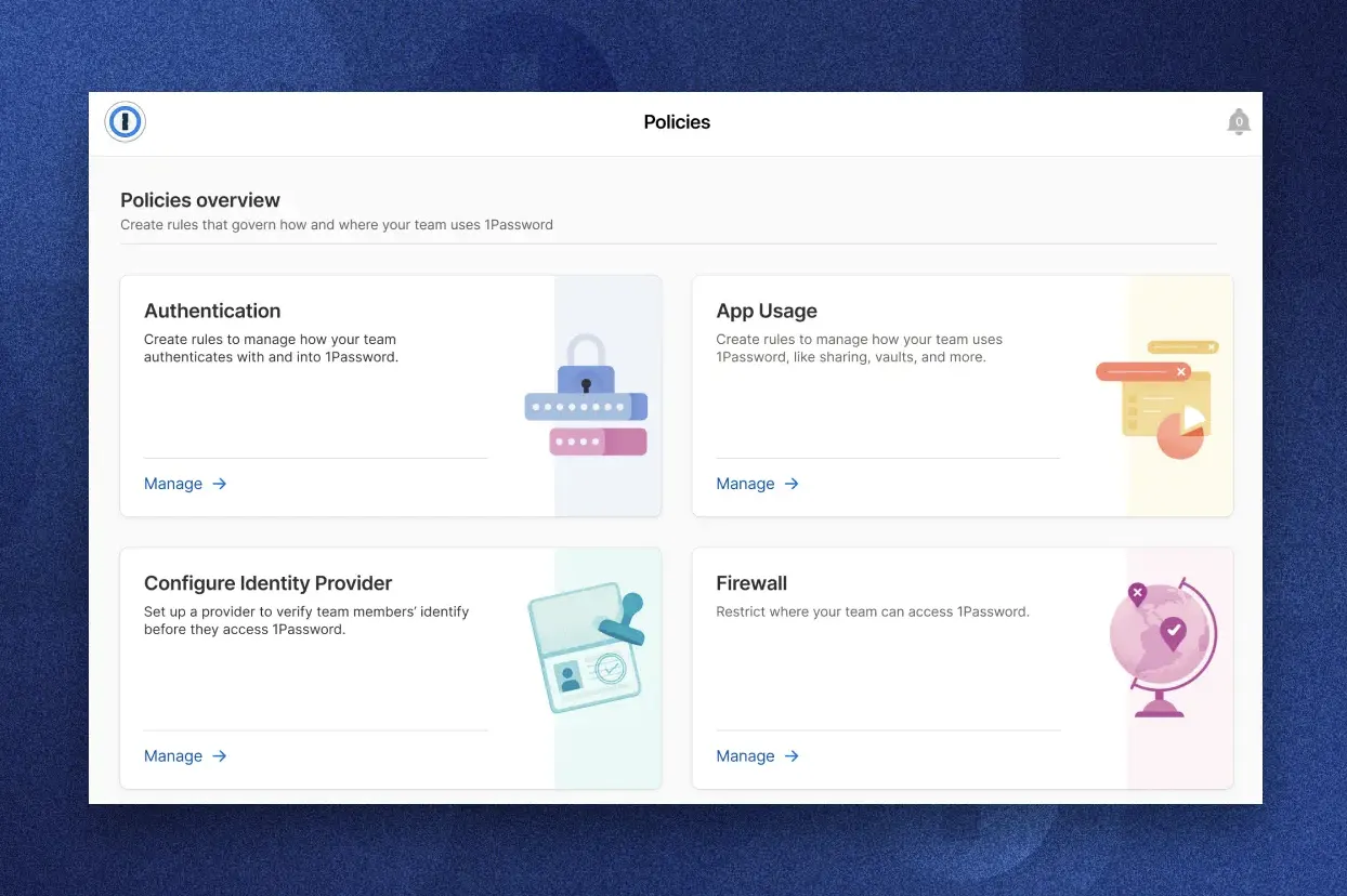 1Password interface screenshot 1