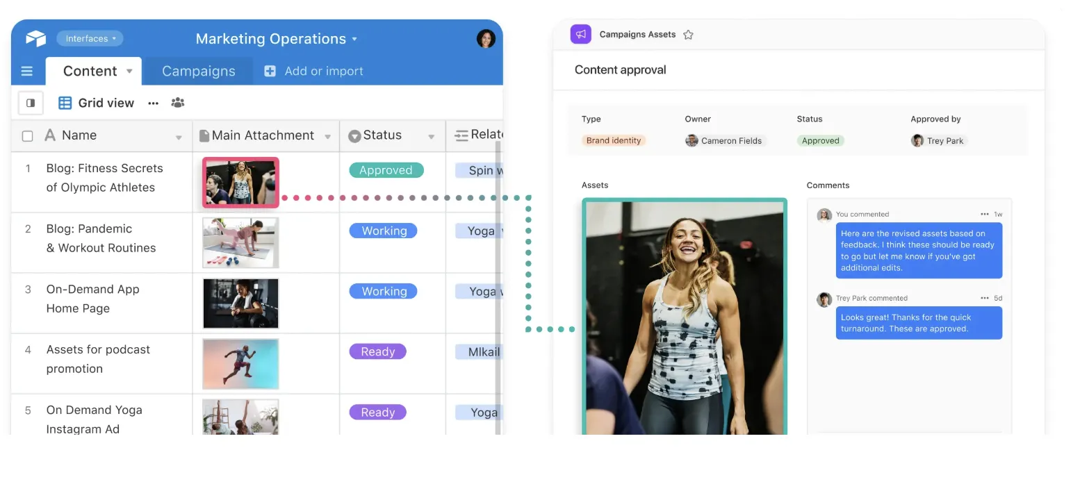 Airtable interface screenshot 3