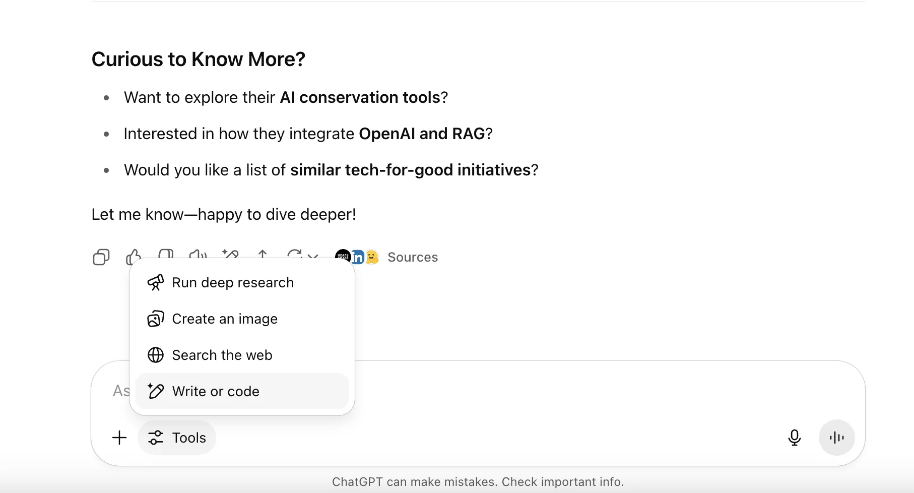 ChatGPT interface screenshot 2
