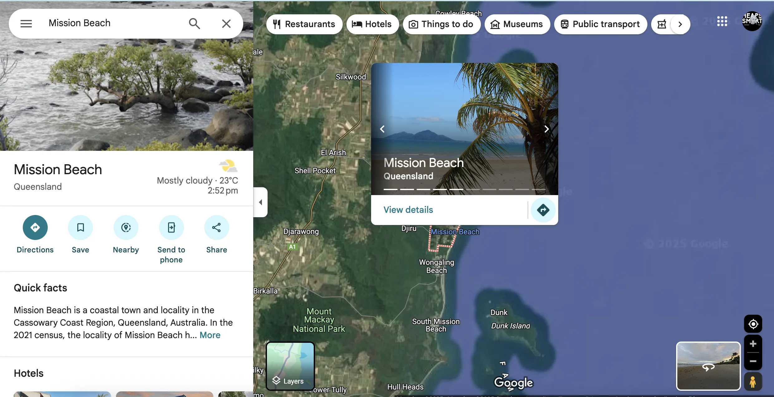 Google Maps interface screenshot 3