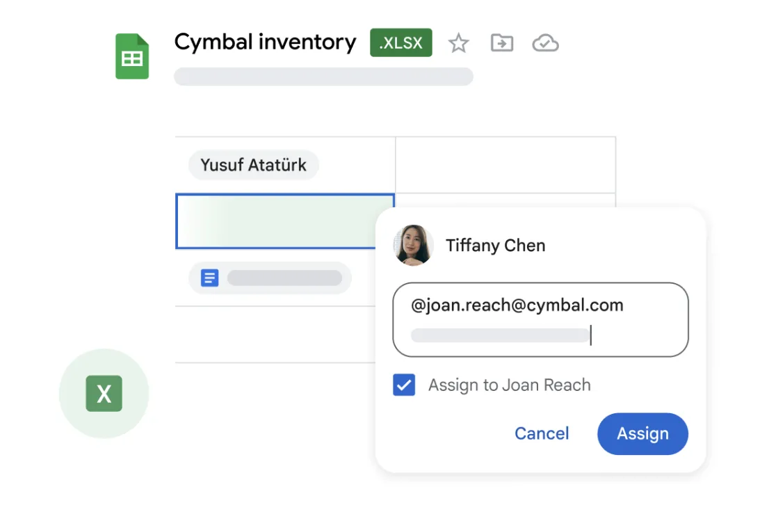 Google Sheets interface screenshot 4