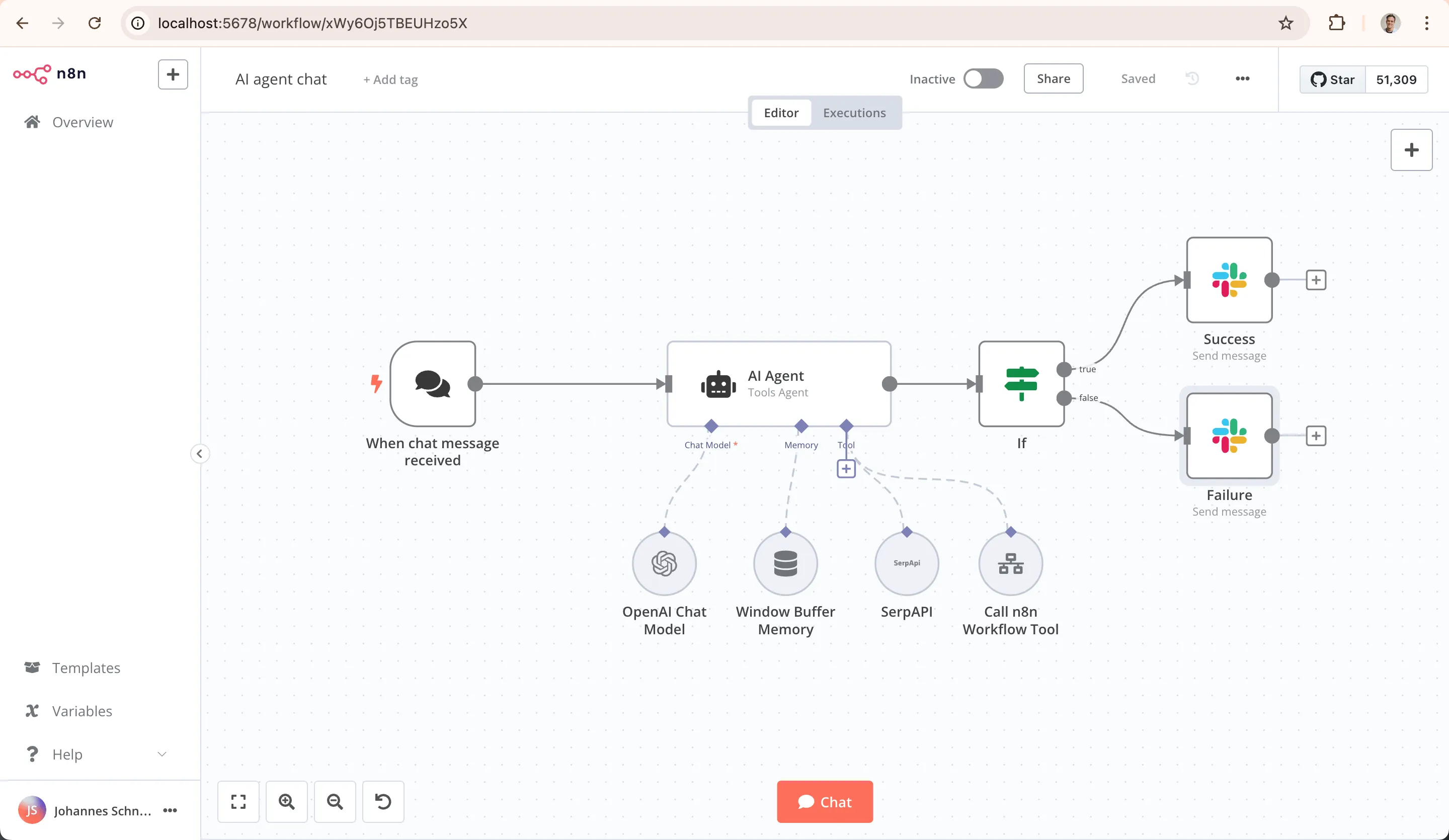 n8n interface screenshot 1